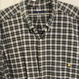 Polo by Ralph Lauren Men's Blue Plaid Shirt